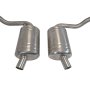 Porsche 987.1 Boxster & Cayman Cat Back Exhaust with Stainless Tailpipes