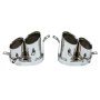 Audi R8 V8 Stainless Steel Twin Exhaust Tailpipes