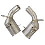Porsche 911 992 Carrera 200CPSI Cat Exhaust Downpipes with Heat Shield